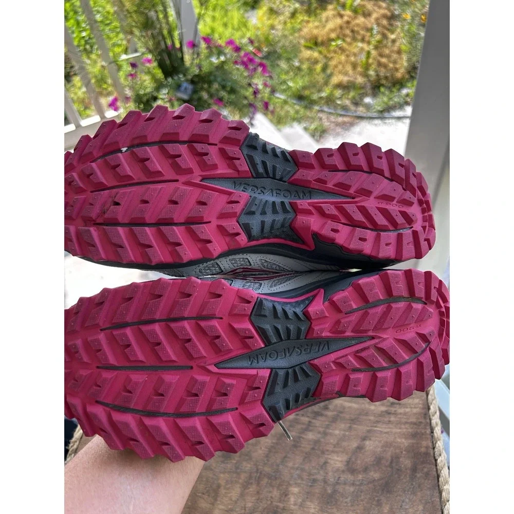 Saucony Excursion TR15 Trail Running Shoes Womens 9 Gray Pink XT-900 Sneakers